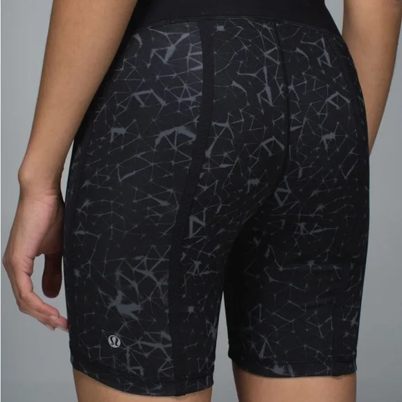 Lululemon New 6 Pedal Pace Short Chamois bike Cycling NWT Spin Star Crushed - Picture 2 of 8
